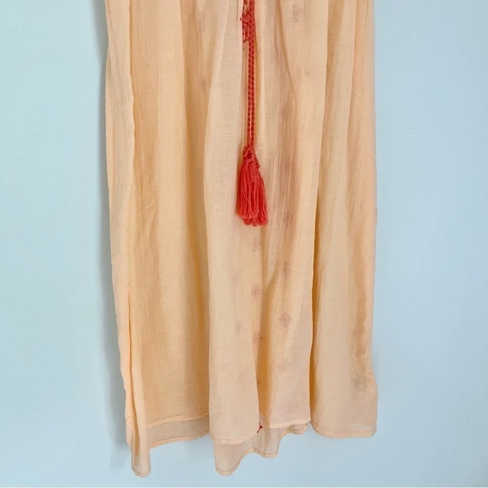 NWT Anthropologie‎ Mermaid Women’s Desert Rose Beach Dress Peach Orange Small